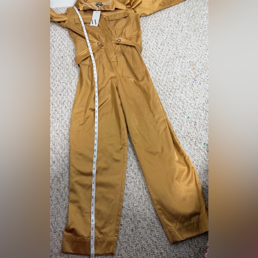 Worthington Pumpkin ale  Women's Jumpsuit size S new with tag - Picture 5 of 7